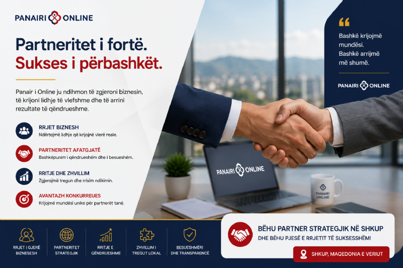 Media dhe portale në Maqedoninë e Veriut që kërkojnë mundësi të reja bashkëpunimi mund të përfitojnë nga partneriteti me Platformën Panairi Online.